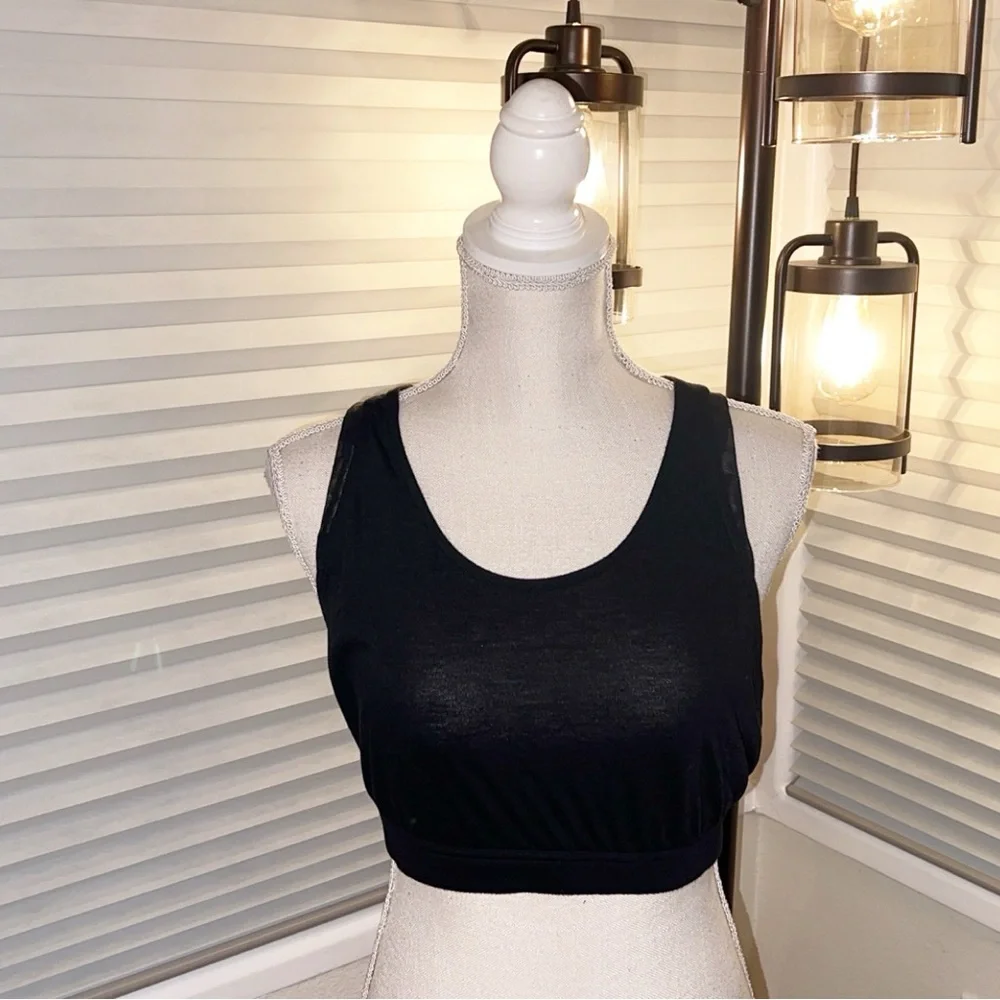 🆕ALO YOGA Sheer Back Cropped Tank Top